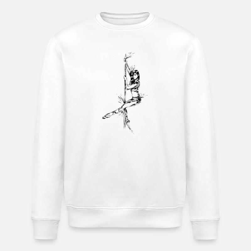 Pole Dance - Stanley/Stella Unisex Bio-Sweatshirt ROLLER - Weiß