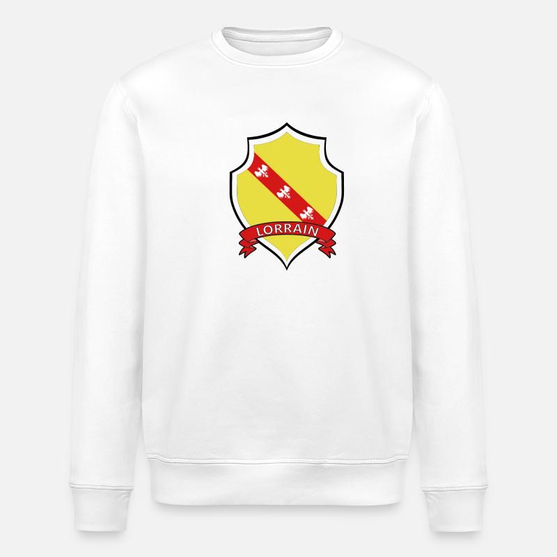 Lorrain - Stanley/Stella ROLLER Unisex Organic Sweatshirt - white