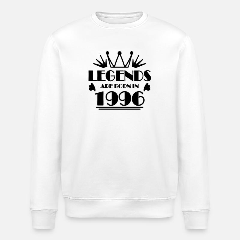 1996 - Born 1996 - Stanley/Stella ROLLER Unisex Organic Sweatshirt - white