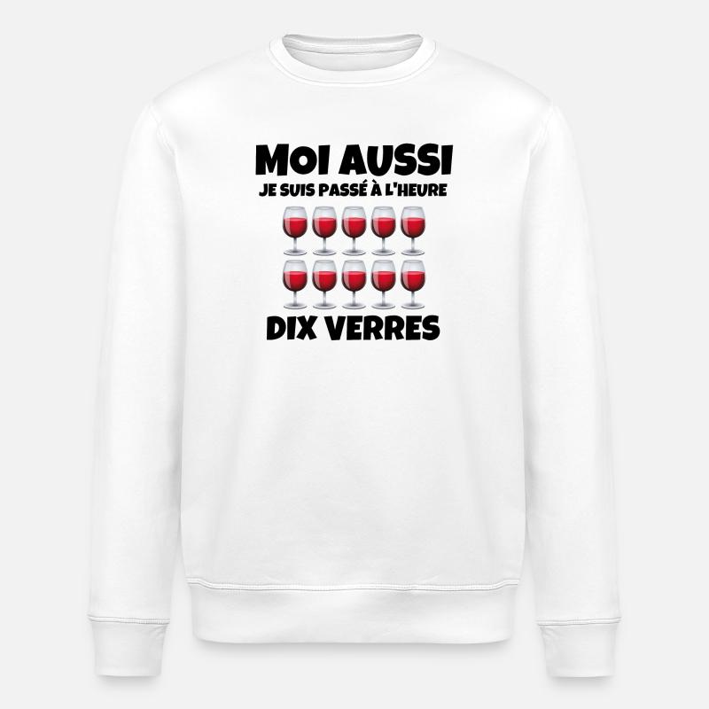 heure d'hiver - Sweat bio ROLLER Stanley/Stella Unisexe - blanc