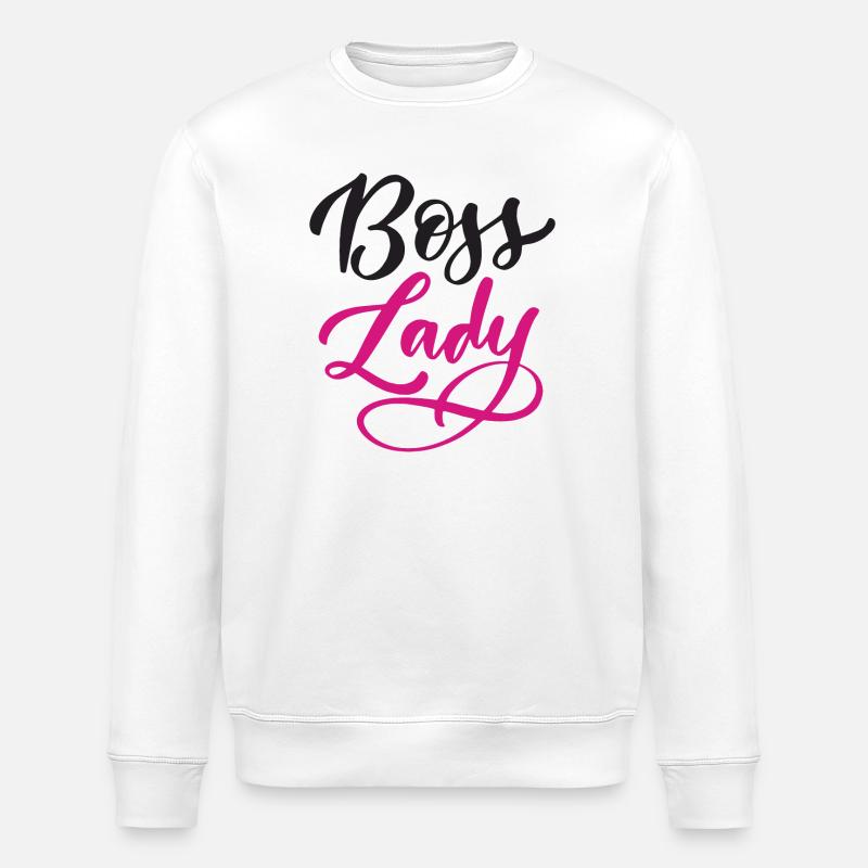 Lady Bos-s - Stanley/Stella Unisex Bio-Sweatshirt ROLLER - Weiß