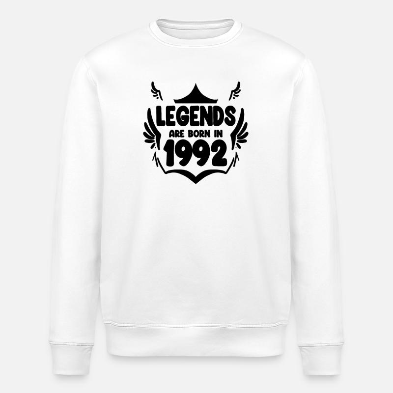 1992 - Sweat bio ROLLER Stanley/Stella Unisexe - blanc