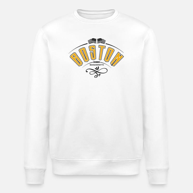 Boston (États-Unis) (États-Unis) - Sweat bio ROLLER Stanley/Stella Unisexe - blanc
