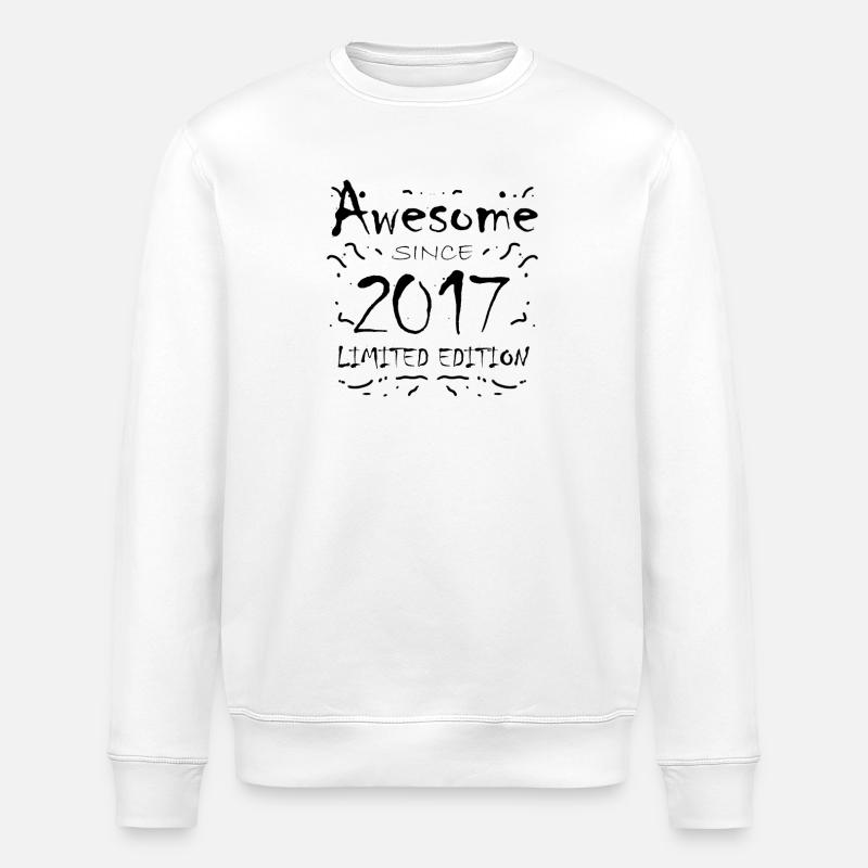 2017 - Millésime 2017 - Fantastique depuis 2017 - Sweat bio ROLLER Stanley/Stella Unisexe - blanc