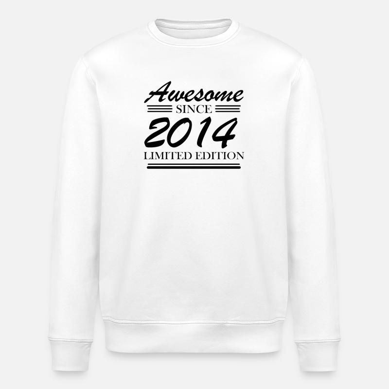 2014 - Jahrgang 2014 - Stanley/Stella Unisex Bio-Sweatshirt ROLLER - Weiß