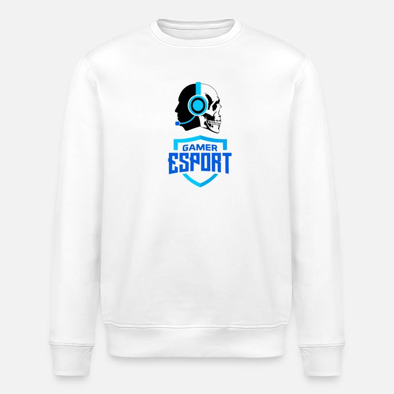 E-Sport - Stanley/Stella Unisex Bio-Sweatshirt ROLLER - Weiß