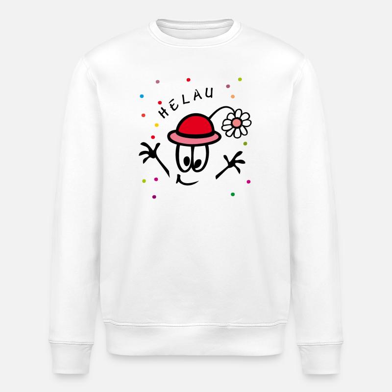 Carnaval, Carnaval, Bande dessinée - Sweat bio ROLLER Stanley/Stella Unisexe - blanc