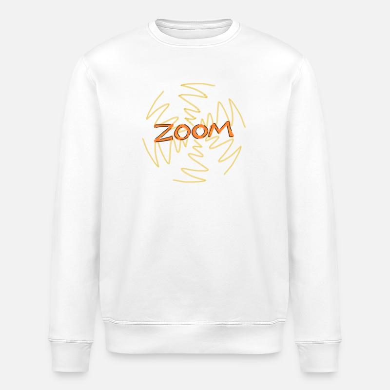 ZOOM! - Stanley/Stella ROLLER Unisex Organic Sweatshirt - white