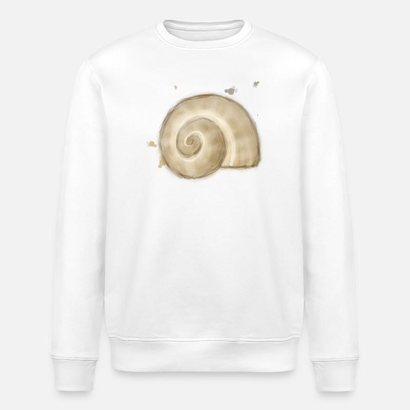 Schneckenhaus - Stanley/Stella Unisex Bio-Sweatshirt ROLLER - Weiß