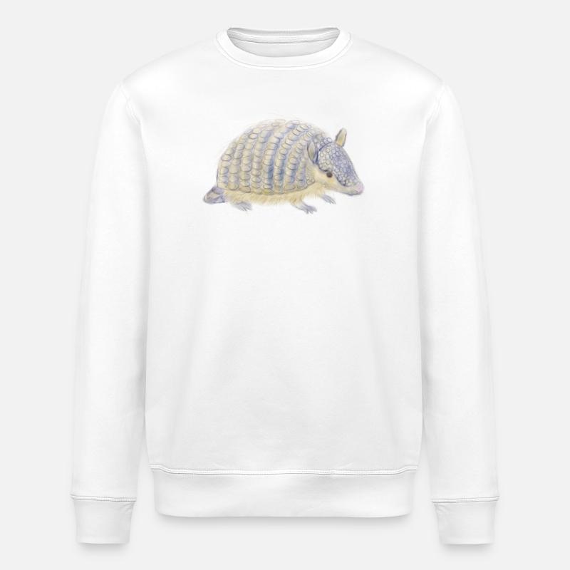 Gürteltier - Stanley/Stella Unisex Bio-Sweatshirt ROLLER - Weiß