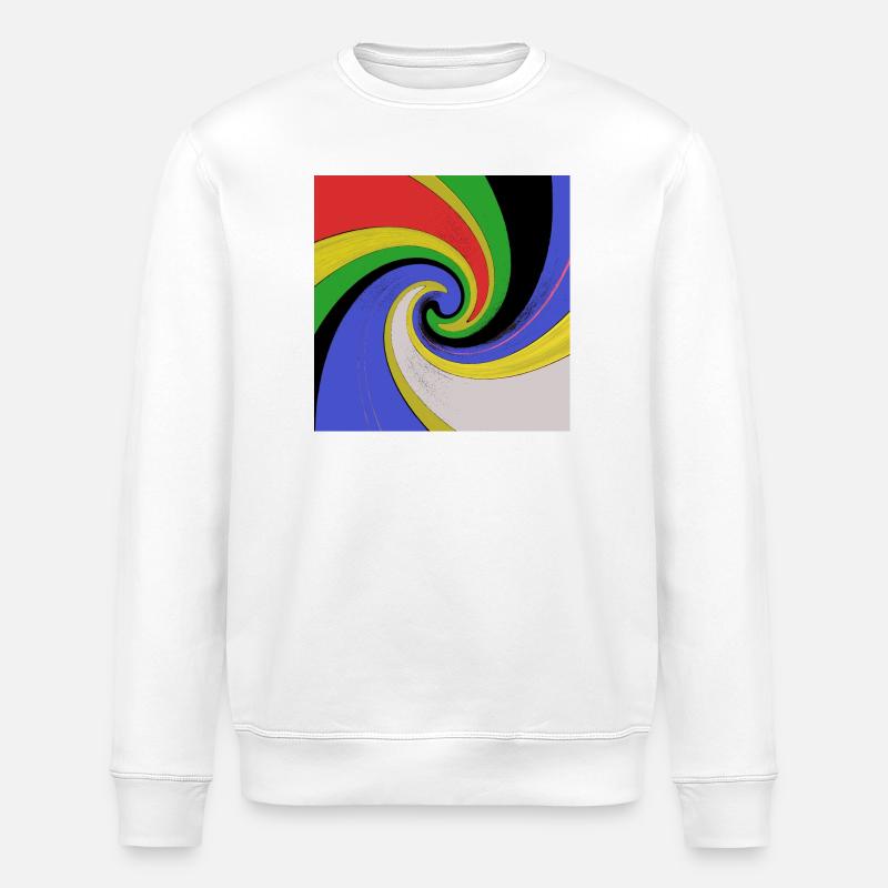Vortex Pop Art100 - Stanley/Stella Unisex Bio-Sweatshirt ROLLER - Weiß
