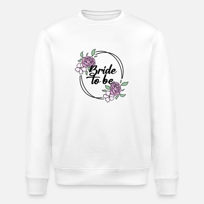 Bride Hen Party - Bride JGA - Sweat bio ROLLER Stanley/Stella Unisexe - blanc