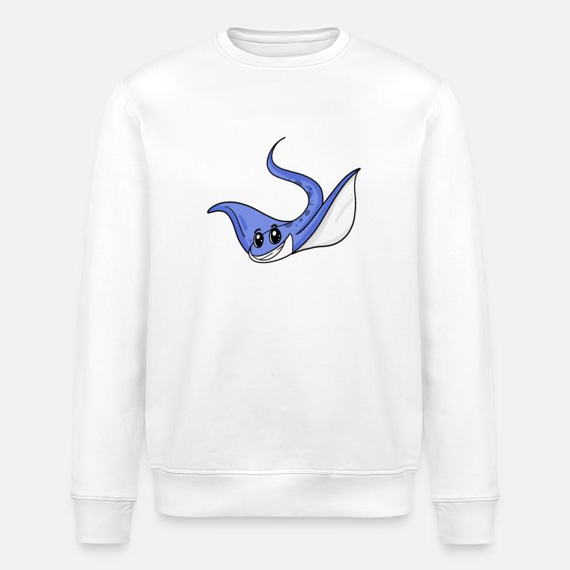 Stachelrochen - Stanley/Stella Unisex Bio-Sweatshirt ROLLER - Weiß