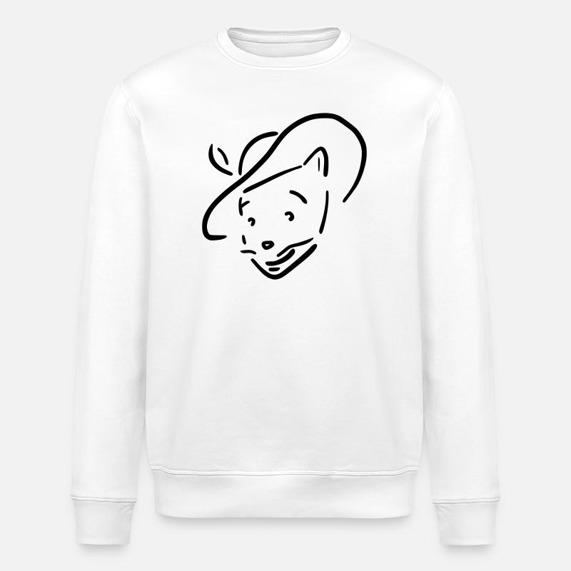 Puss in Boots - Stanley/Stella ROLLER Unisex Organic Sweatshirt - white