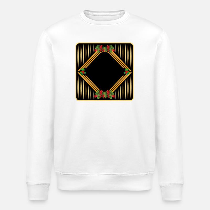Weihnachten SELBST GESTALTEN - Stanley/Stella Unisex Bio-Sweatshirt ROLLER - Weiß