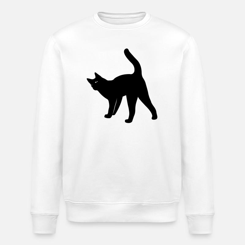 Chat chat - Sweat bio ROLLER Stanley/Stella Unisexe - blanc