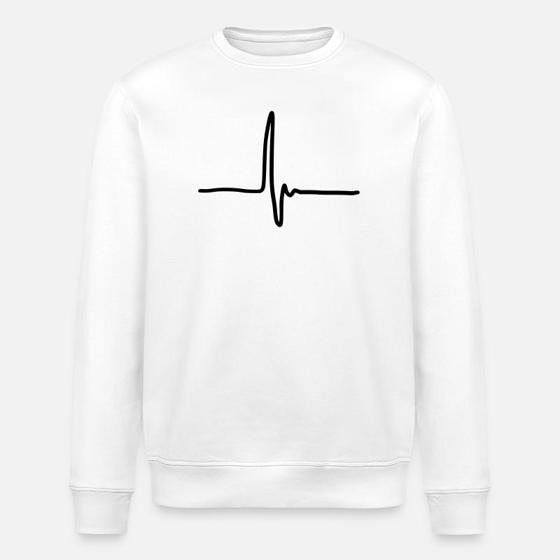 Caresser - Sweat bio ROLLER Stanley/Stella Unisexe - blanc