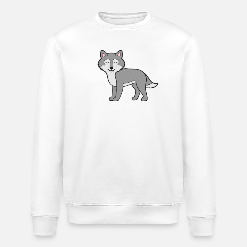 Loups-loups - Sweat bio ROLLER Stanley/Stella Unisexe - blanc