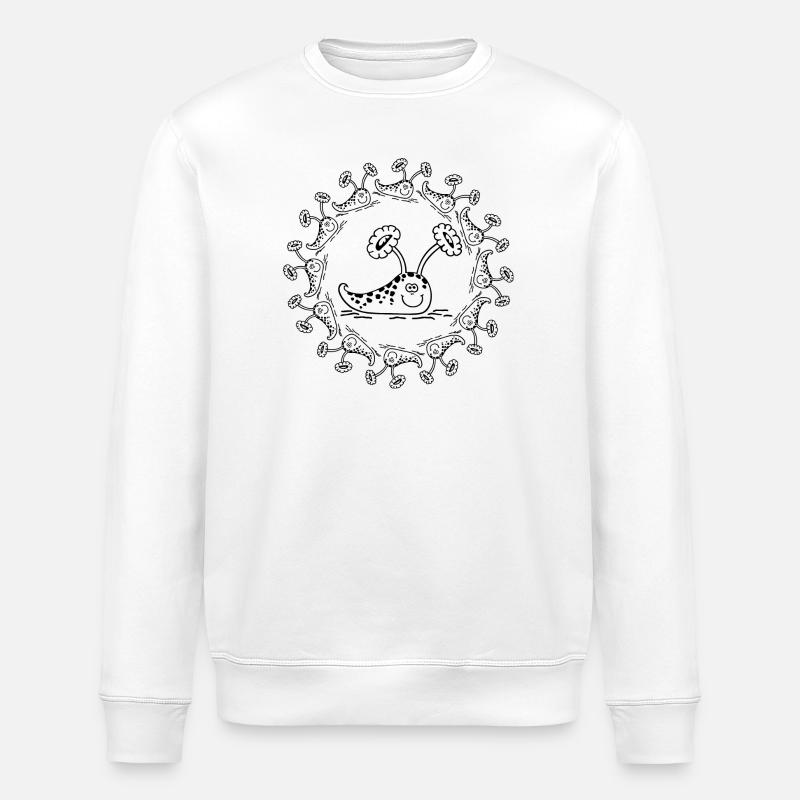 Tigerschnecke - Stanley/Stella Unisex Bio-Sweatshirt ROLLER - Weiß