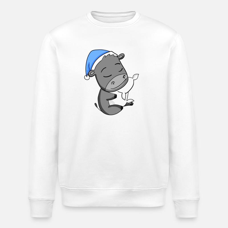 Donkey - Stanley/Stella ROLLER Unisex Organic Sweatshirt - white