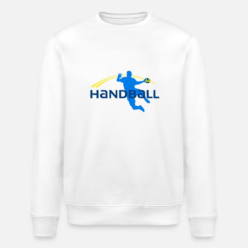 Handball - Stanley/Stella Unisex Bio-Sweatshirt ROLLER - Weiß