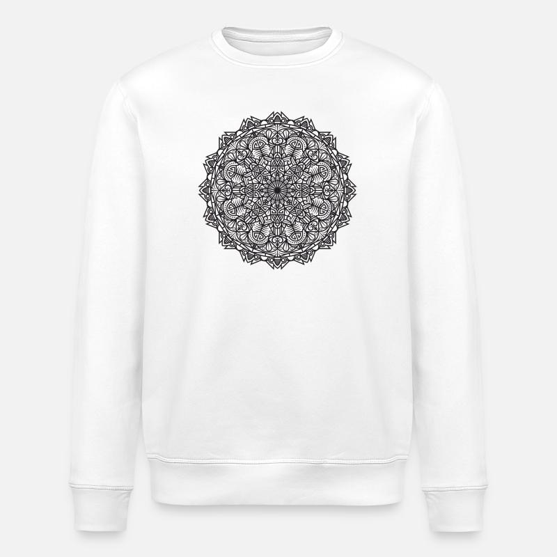 Mandala - Stanley/Stella Unisex Bio-Sweatshirt ROLLER - Weiß