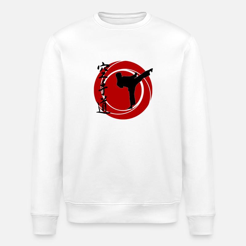 Karate - Stanley/Stella Unisex Bio-Sweatshirt ROLLER - Weiß