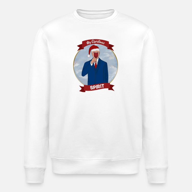 Meine Weihnachtsstimmung - Stanley/Stella Unisex Bio-Sweatshirt ROLLER - Weiß