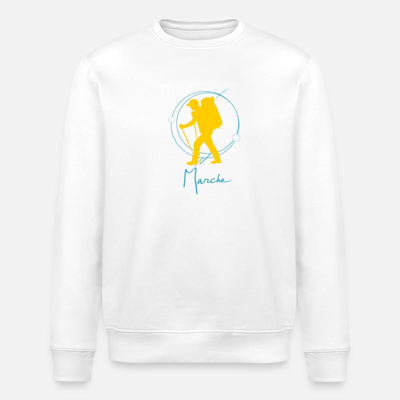 marche - Sweat bio ROLLER Stanley/Stella Unisexe - blanc