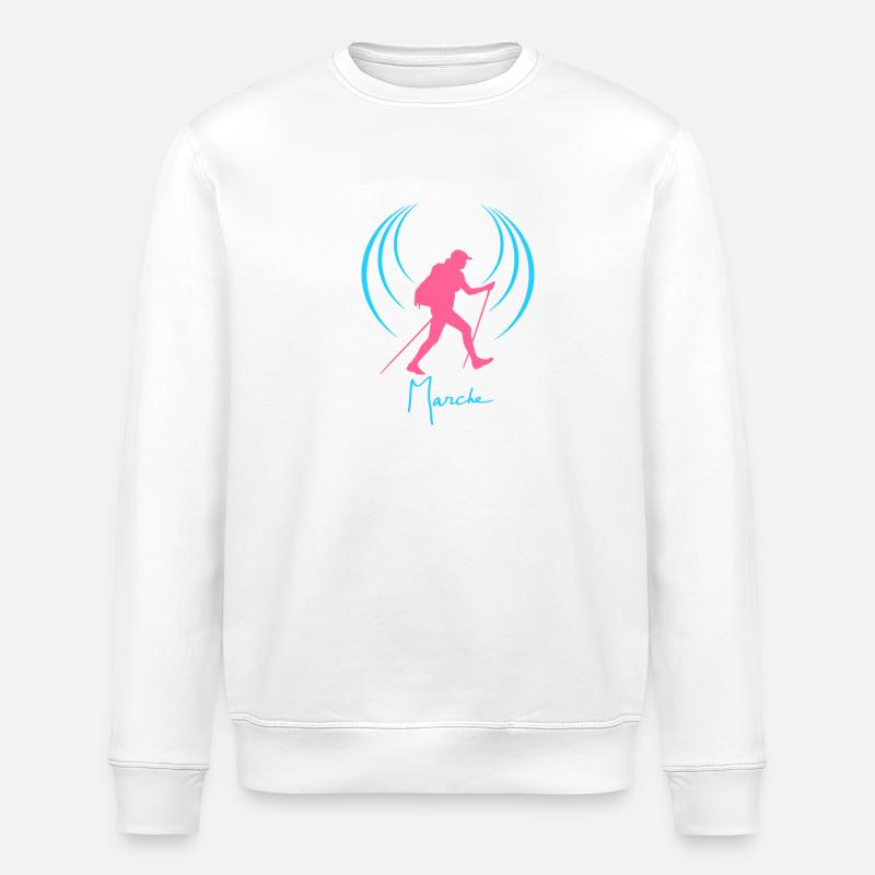 Marche - Sweat bio ROLLER Stanley/Stella Unisexe - blanc