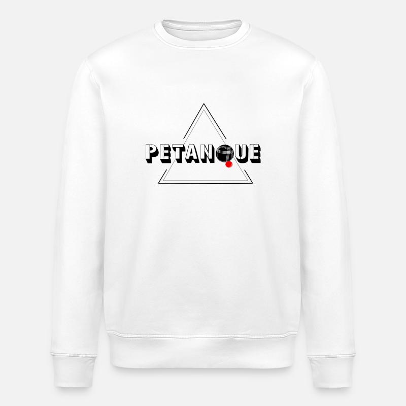 Pétanque - Sweat bio ROLLER Stanley/Stella Unisexe - blanc