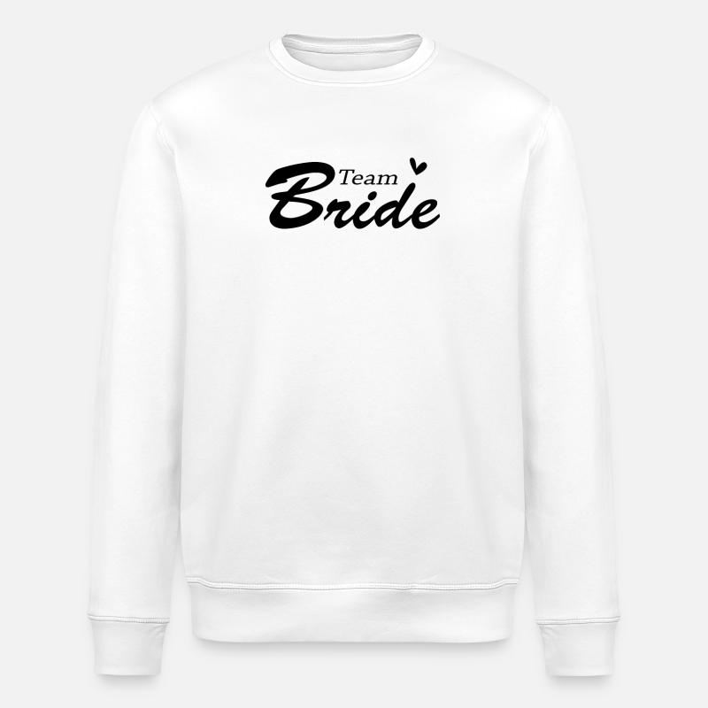 Team Bridal Wedding Celebration - Stanley/Stella ROLLER Unisex Organic Sweatshirt - white