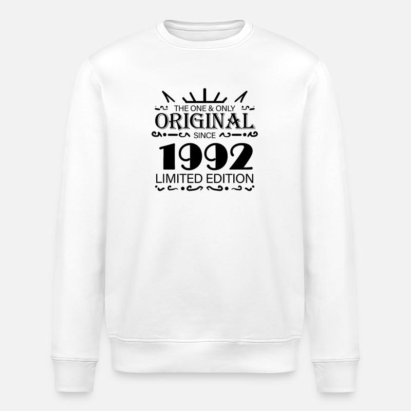 1992 - Année 1992 - Année 1992 - Sweat bio ROLLER Stanley/Stella Unisexe - blanc