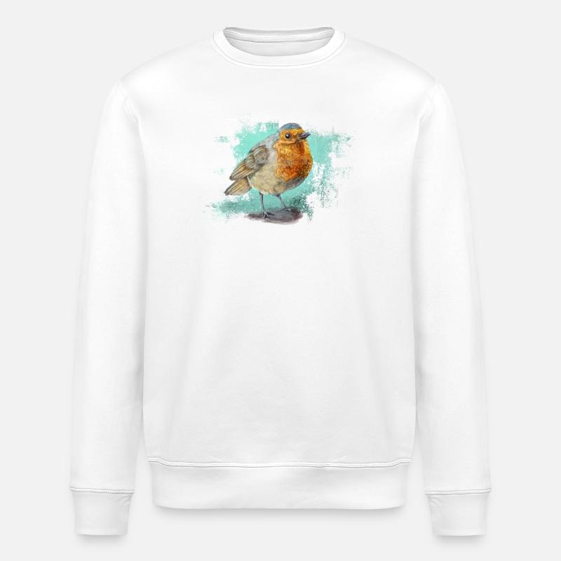 Das Rotkelchen - Stanley/Stella Unisex Bio-Sweatshirt ROLLER - Weiß