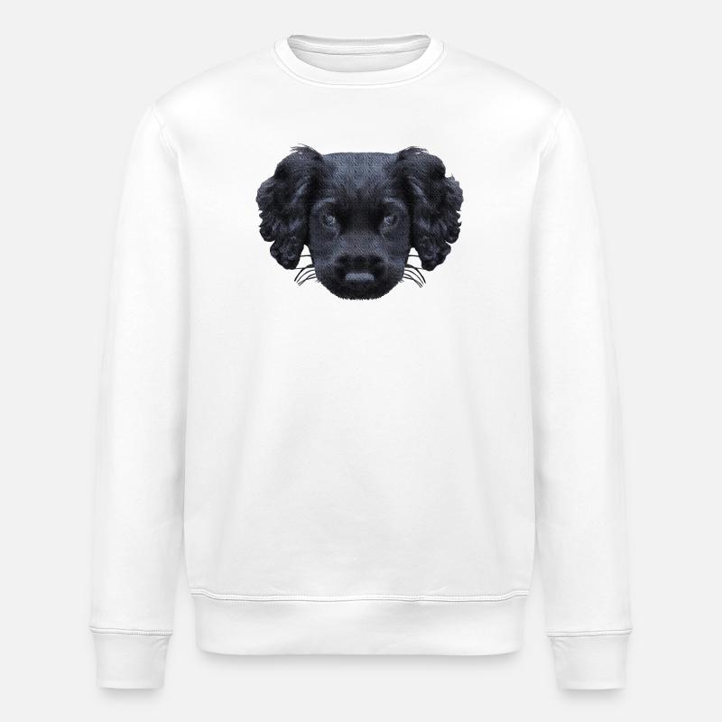 weihnachtsgeschenke für jedermann, Cocker spaniel - Stanley/Stella Unisex Bio-Sweatshirt ROLLER - Weiß