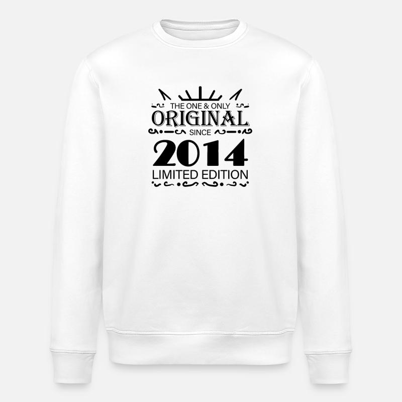 2014 - Year 2014 - Year 2014 - Stanley/Stella ROLLER Unisex Organic Sweatshirt - white
