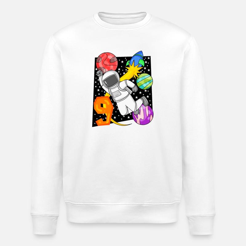 9e anniversaire - Sweat bio ROLLER Stanley/Stella Unisexe - blanc