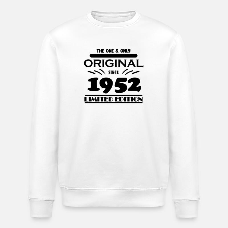 1952 - Year 1952 - Year 1952 - Stanley/Stella ROLLER Unisex Organic Sweatshirt - white