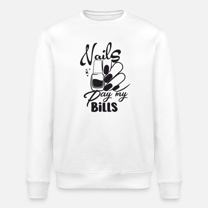 Nails Pay My Bills Manucure - Sweat bio ROLLER Stanley/Stella Unisexe - blanc