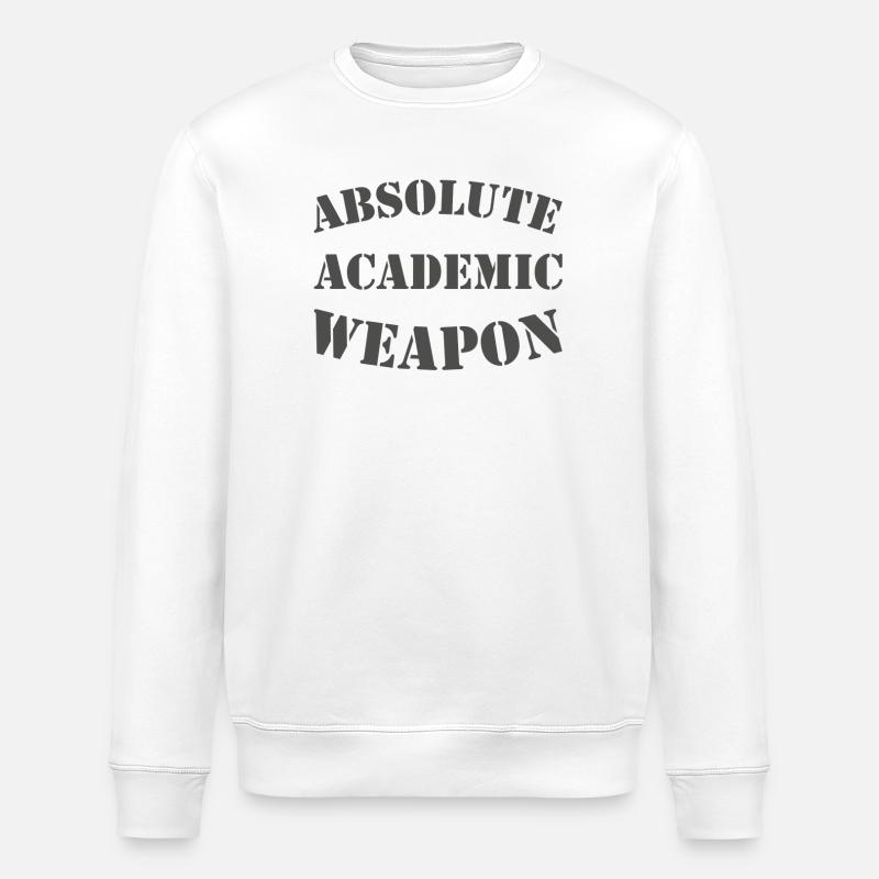 Arme académique absolue des étudiants - Sweat bio ROLLER Stanley/Stella Unisexe - blanc