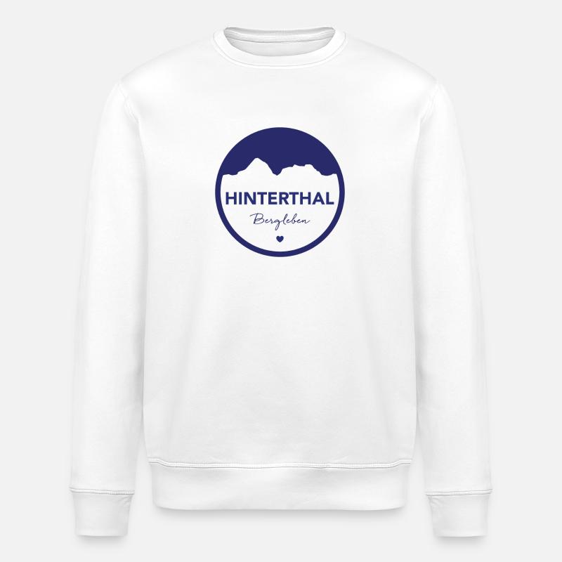 Hinterthal in dunkelblau! - Stanley/Stella Unisex Bio-Sweatshirt ROLLER - Weiß