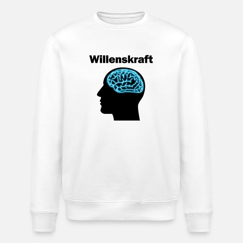 Willenskraft - Stanley/Stella Unisex Bio-Sweatshirt ROLLER - Weiß