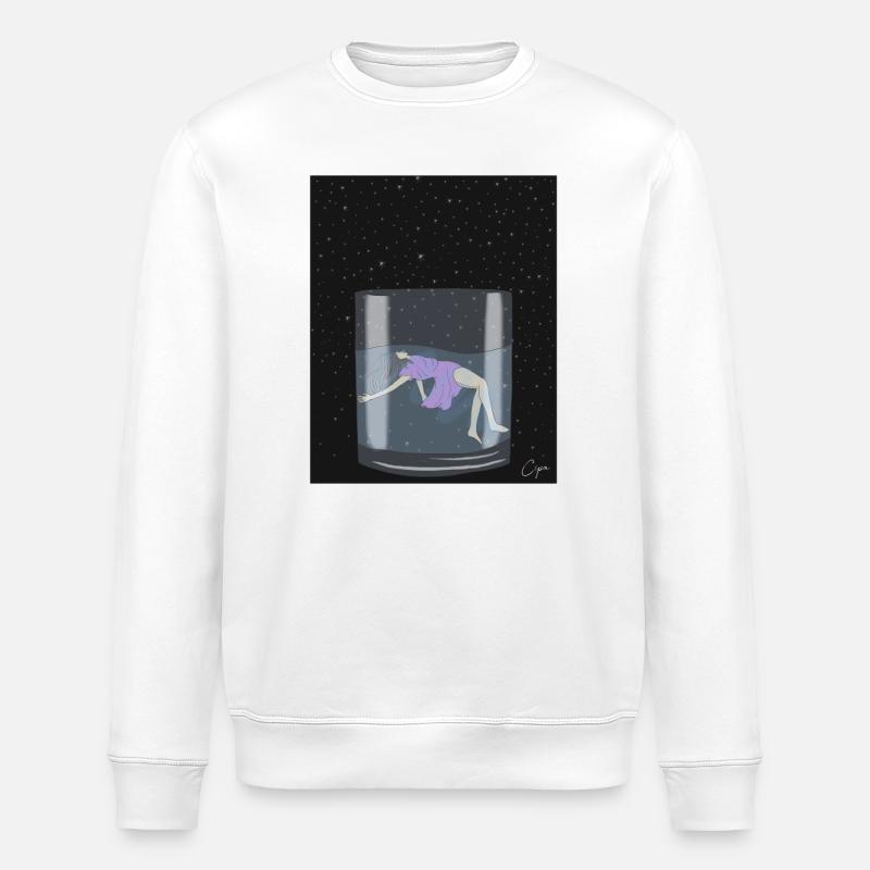 Perdu - Sweat bio ROLLER Stanley/Stella Unisexe - blanc