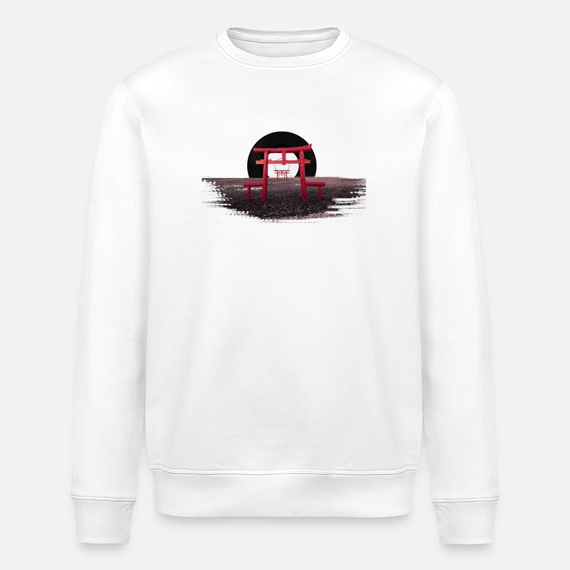 Vinyl SUN - Stanley/Stella Unisex Bio-Sweatshirt ROLLER - Weiß