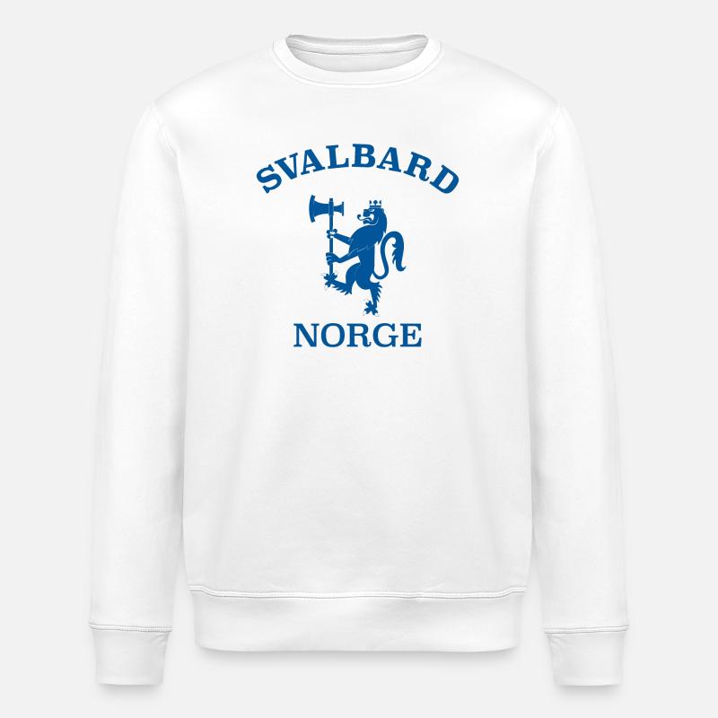 SVALBARD - Stanley/Stella ROLLER Unisex Organic Sweatshirt - white