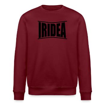 Iridea T-Shirt Geschenkidee T-Shirt - Stanley/Stella Unisex Bio-Sweatshirt ROLLER - Weiß - Vorne - Nik (191cm)
