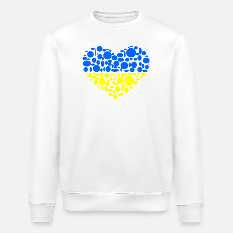 Ukraine - Stanley/Stella Unisex Bio-Sweatshirt ROLLER - Weiß