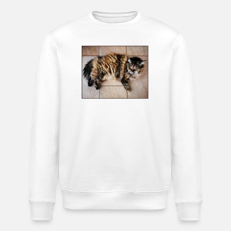 Chaton - Sweat bio ROLLER Stanley/Stella Unisexe - blanc