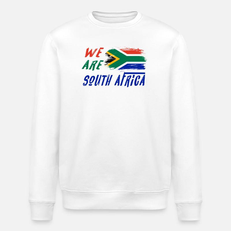 Nous sommes l'Afrique du Sud - Sweat bio ROLLER Stanley/Stella Unisexe - blanc