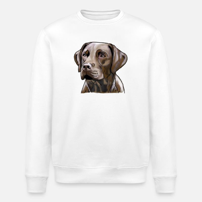 Labrador - Sweat bio ROLLER Stanley/Stella Unisexe - blanc